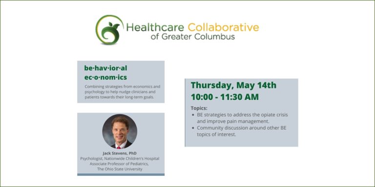 Health Collaborative of Greater Columbus (HCGC) Hosts Behavioral Economics Webinar on May 14th, 2020